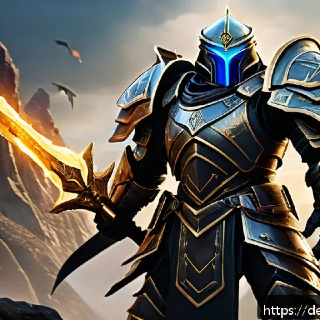 리니지M 필드 전쟁 준비 - A highly detailed scene of a balanced fantasy battle team in a dynamic field war setting: a heavily ...