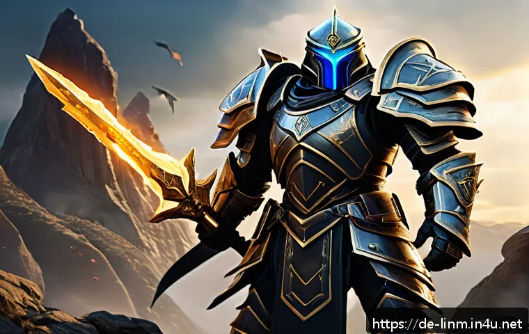 리니지M 필드 전쟁 준비 - A highly detailed scene of a balanced fantasy battle team in a dynamic field war setting: a heavily ...