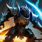 리니지M 신규 몬스터 공략 - A dynamic battle scene in a fantasy MMORPG setting featuring a highly agile monster with rapid melee...
